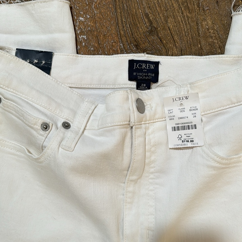 J.Crew 10” High-Rise Skinny Jeans NWT - Picture 3 of 13